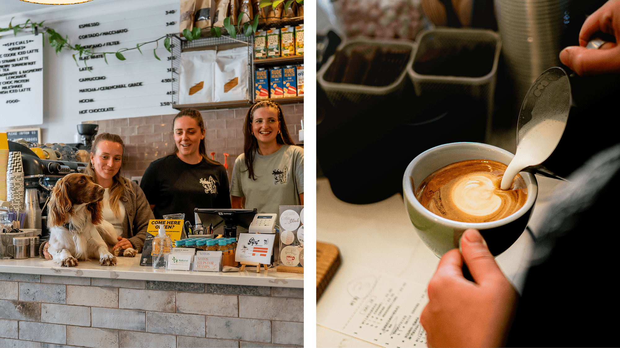 Brand photo shoot at Cafe Notos, Rhosneigr