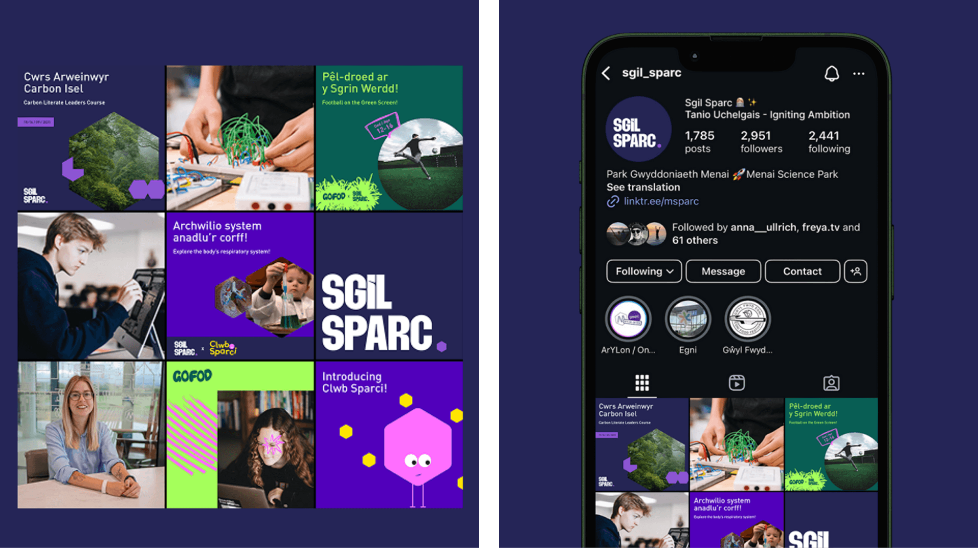 Social media marketing for Sgil Sparc